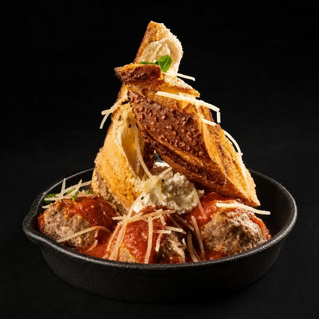 Beef & Veal Meatballs.