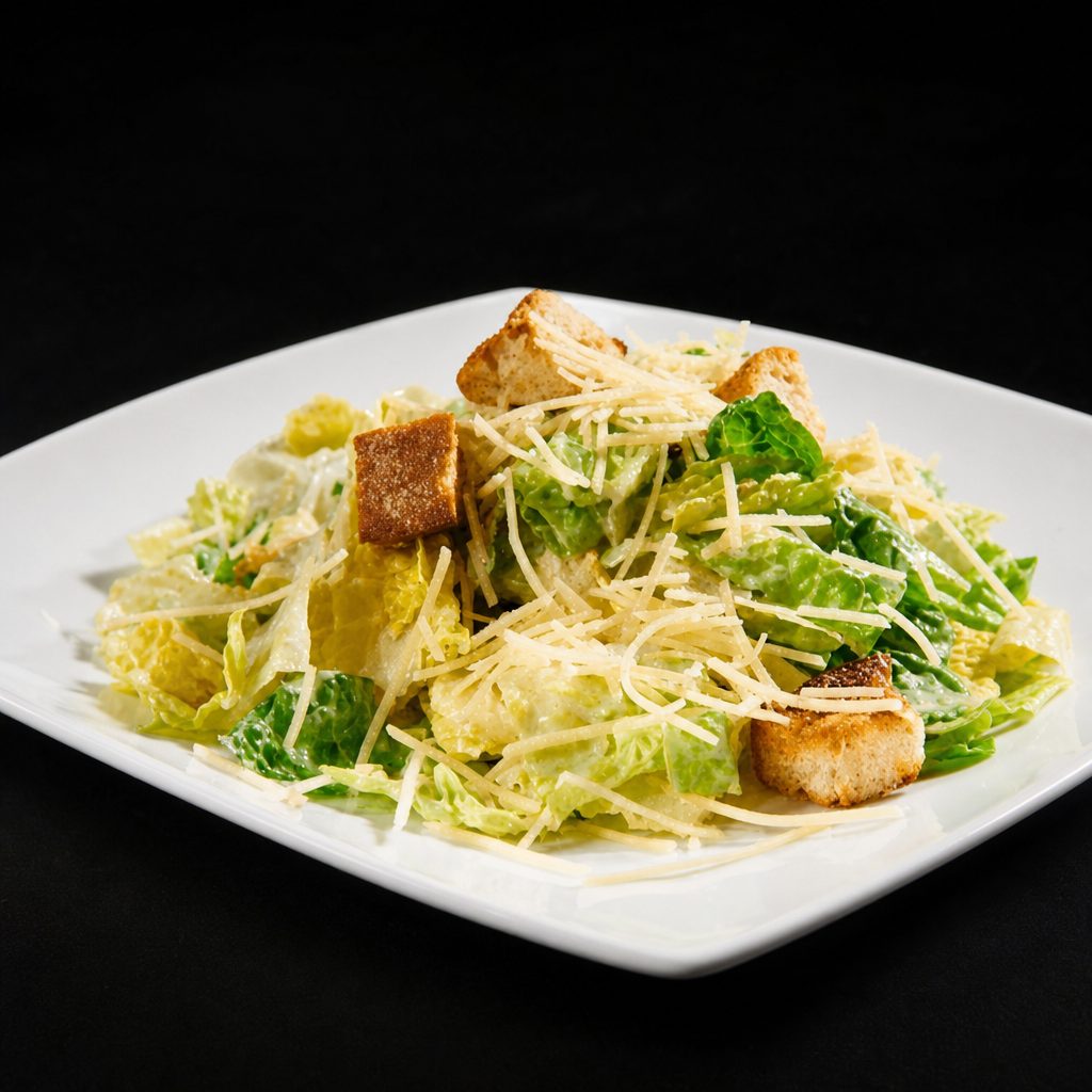 Traditional Caesar Salad.
